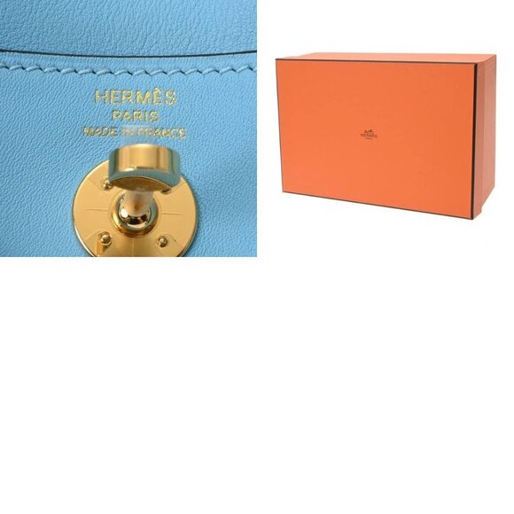 HERMES Lindy Mini Celeste bag - Picture 8 of 12